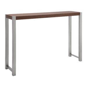 wohnli-moebel-suche-002026002101-1 Bartisch Enora Walnussfarben Edelstahl ca. 150x100x40 cm Holz, Metall Bessagi Home Möbel > Tische > Bartische Braun