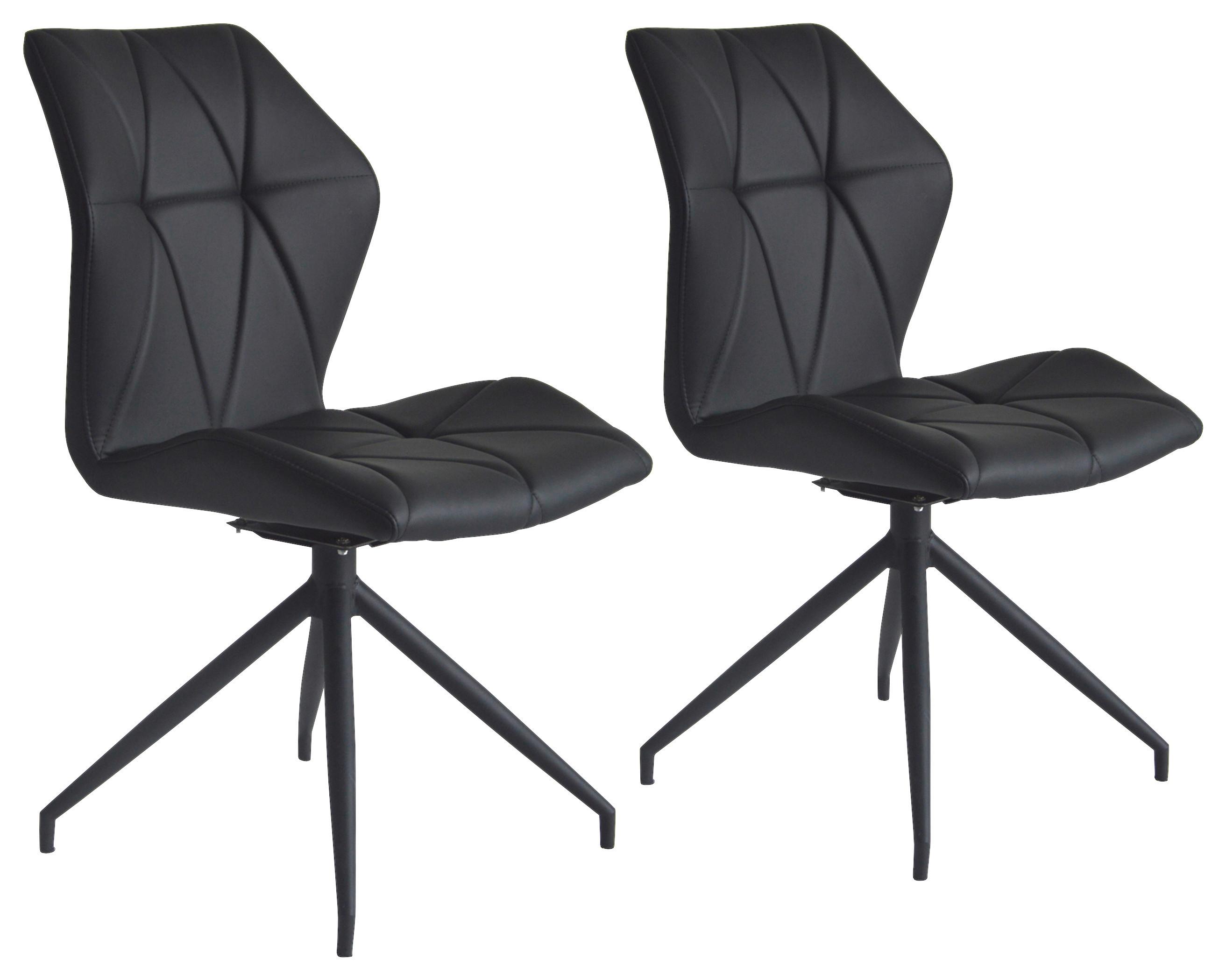 Wohnli Möbelsuche - Stuhl-Set IMKE Schwarz