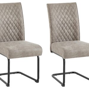 Wohnli Möbelsuche - Schwingstuhl-Set Maria-XXL 2er-Set Taupe