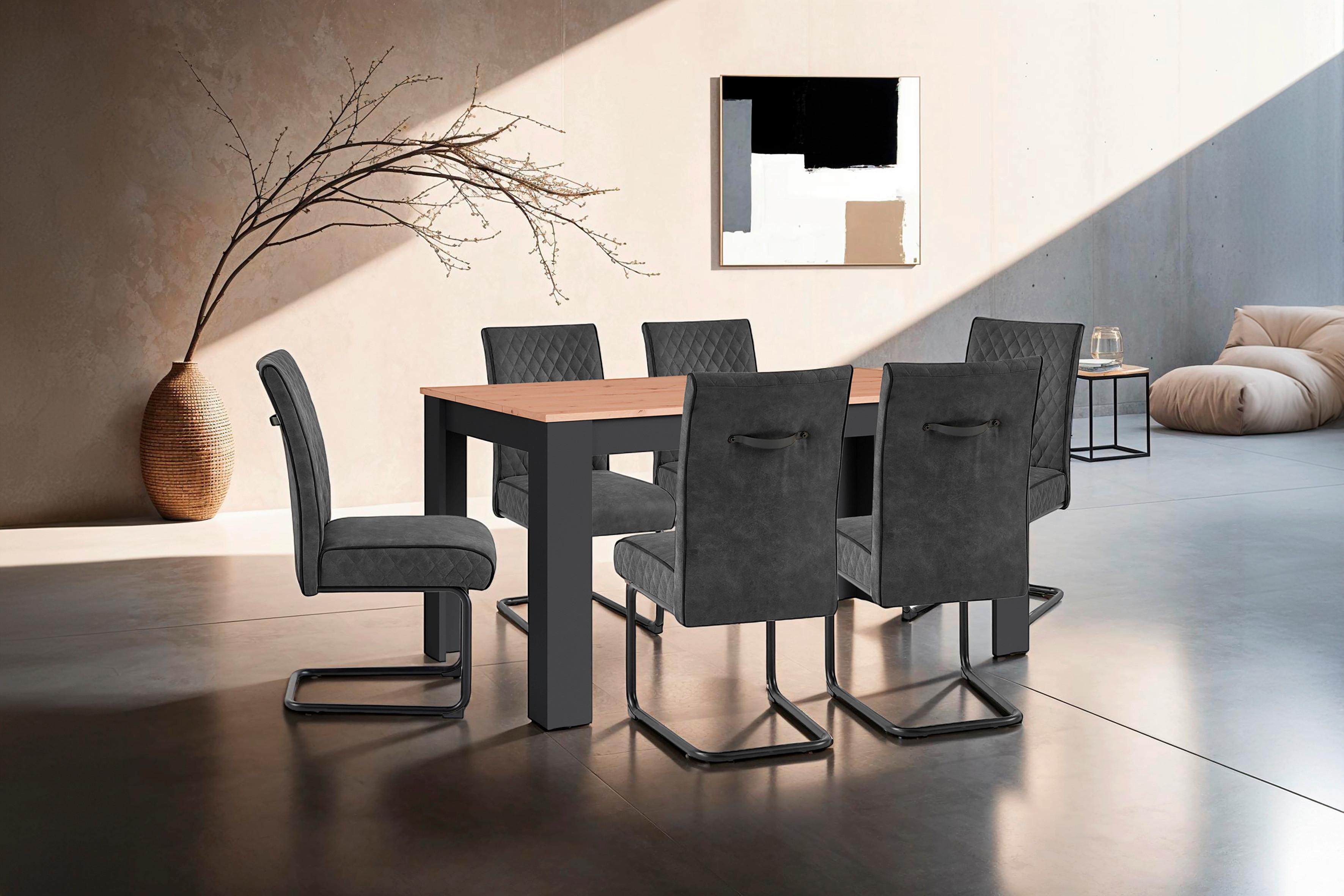 ESSTISCH NORI Holzwerkstoff MID.YOU Möbel > Tische > Esstische Anthrazit
