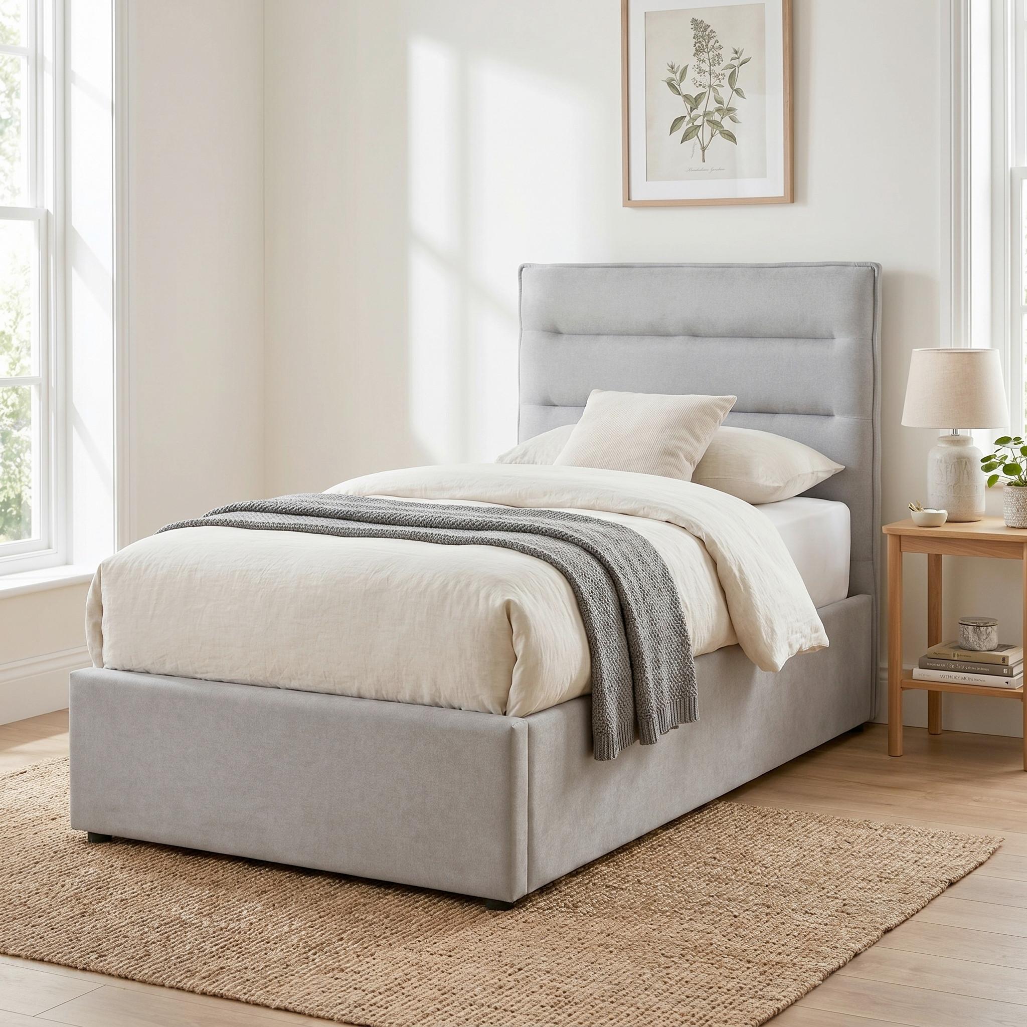 wohnli-moebel-suche-002084000601 Wohnli Möbelsuche - Polsterbett Sienna Hellgrau ca. 90x200cm