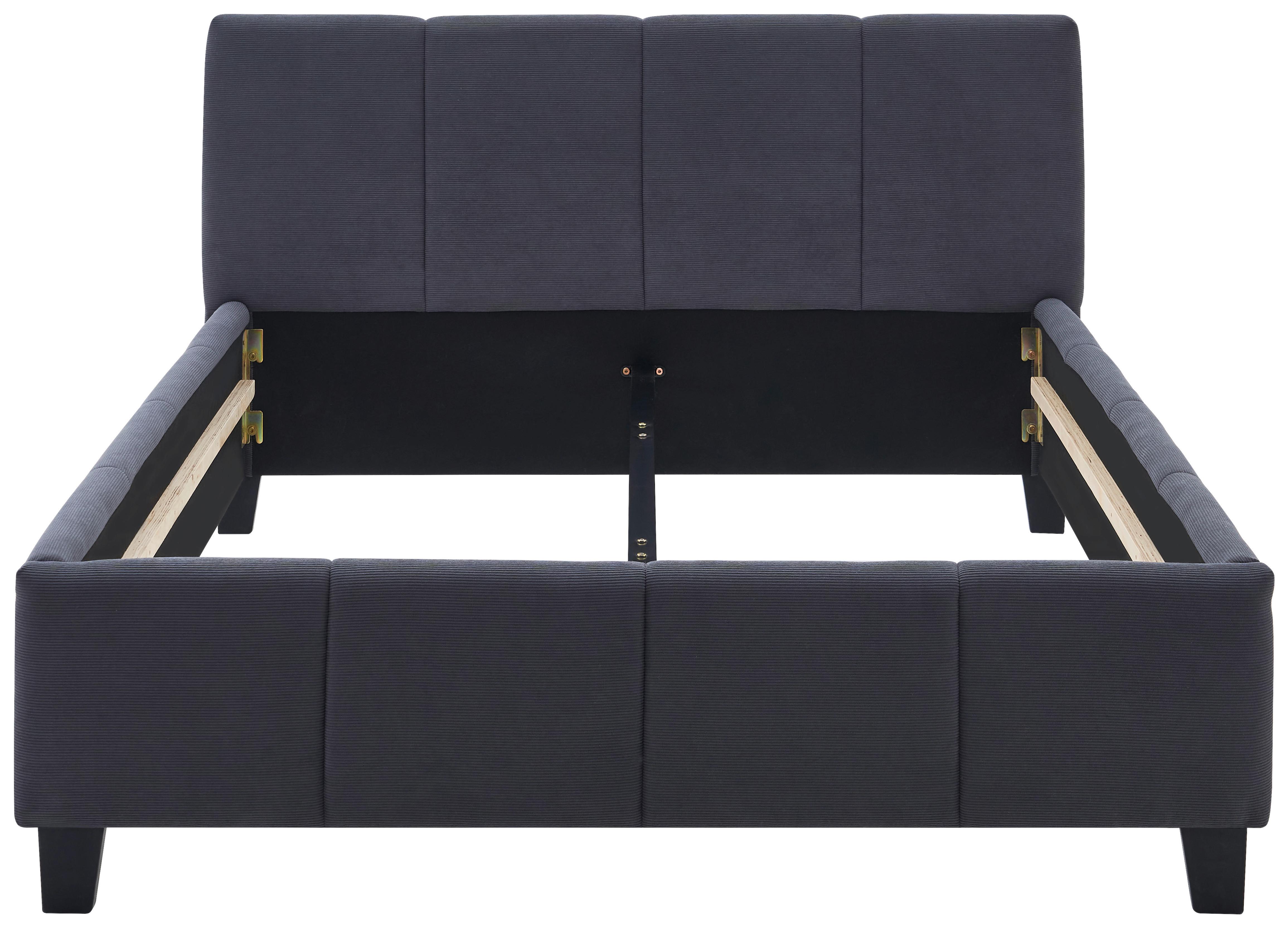 wohnli-moebel-suche-002084000702-1 Polsterbett Crazy Dunkelgrau ca. 140x200cm Holz, Metall, Textil Based Möbel > Betten > Polsterbetten Grau