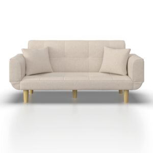 Wohnli Möbelsuche - Schlafsofa Miriam Beige Webstoff