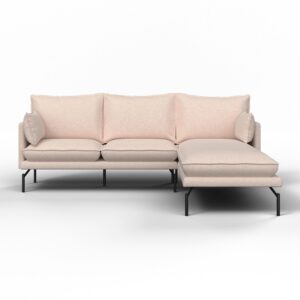 Wohnli Möbelsuche - Wohnlandschaft Rosa Webstoff Beige