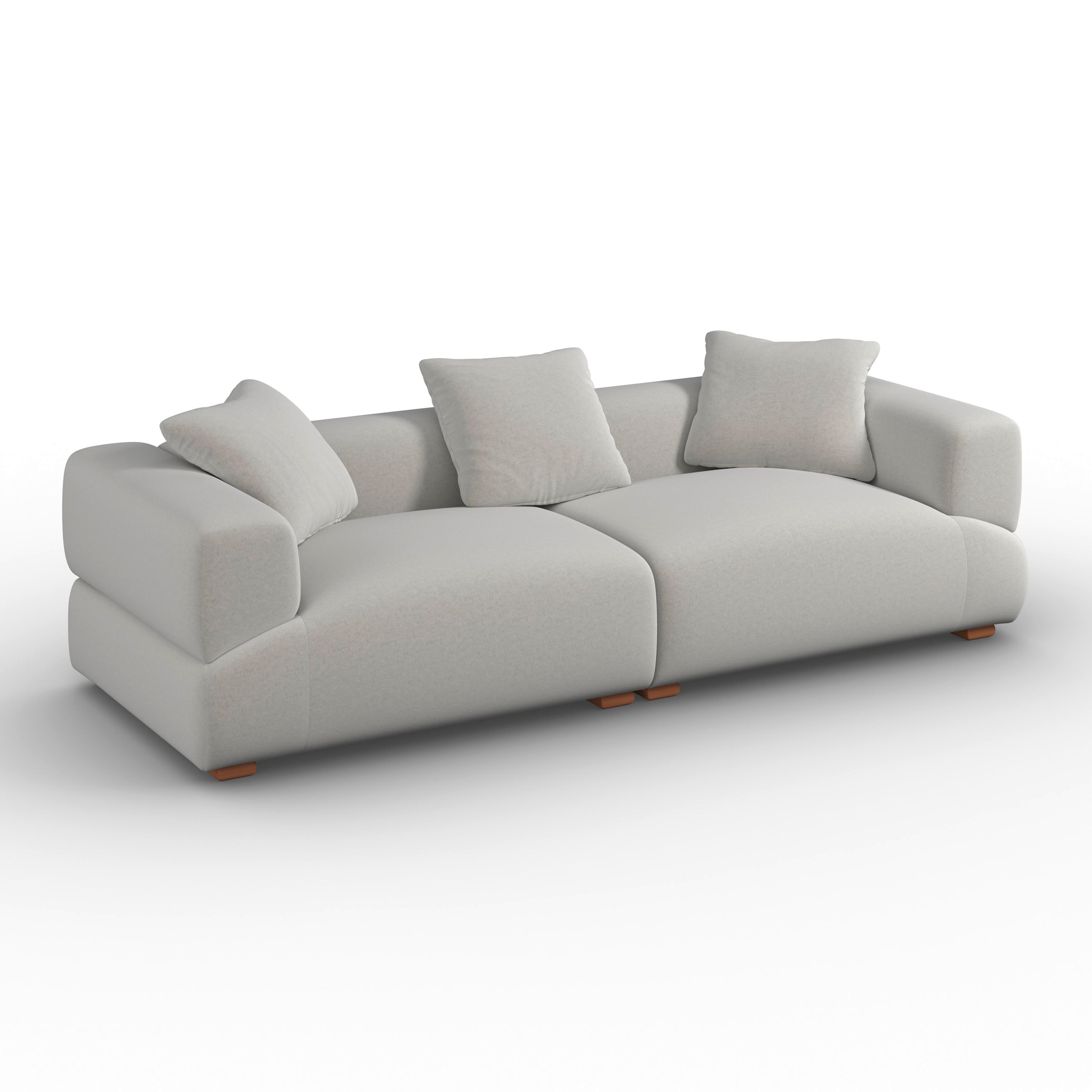 wohnli-moebel-suche-002097005801 Wohnli Möbelsuche - Sofa Talia Samt Grau