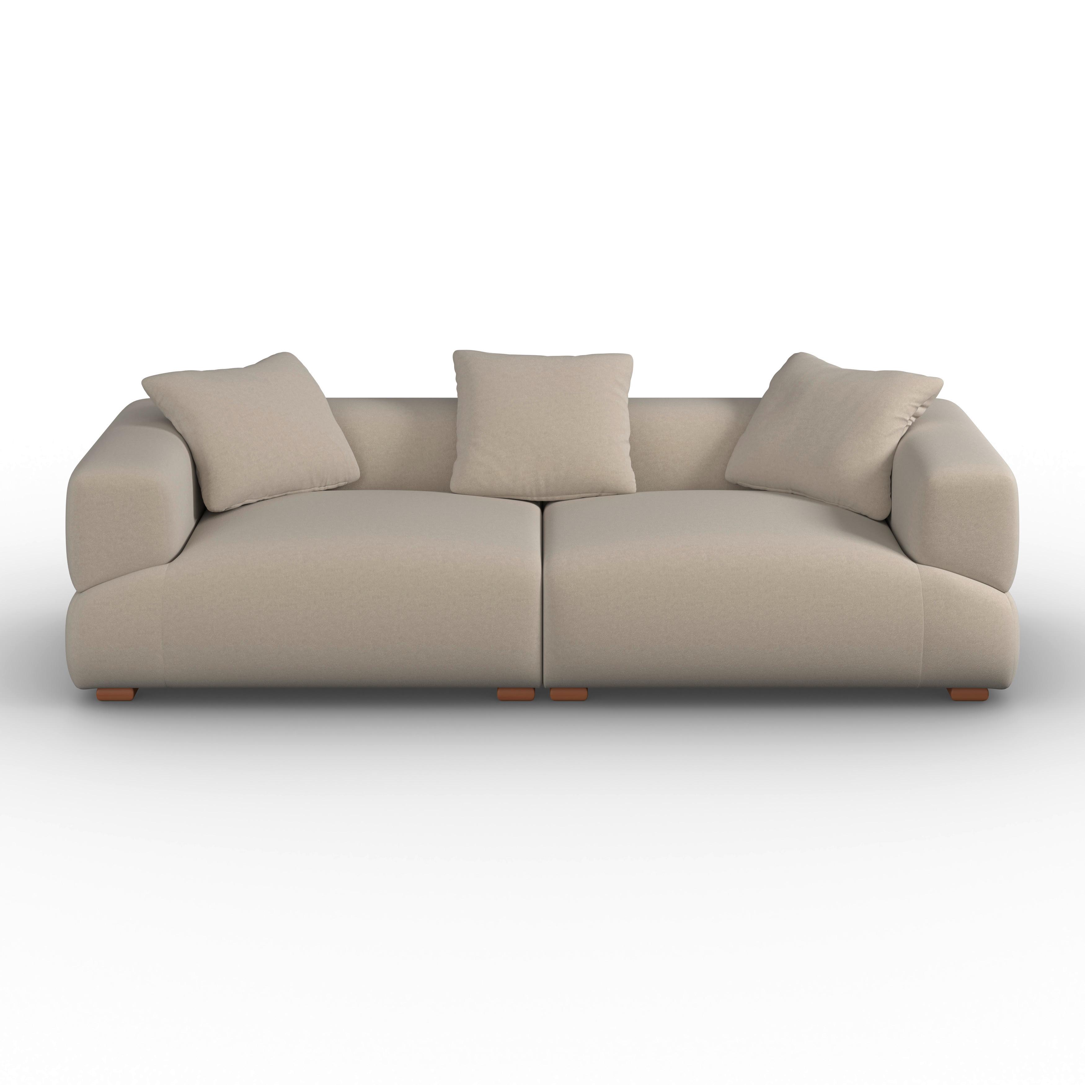 wohnli-moebel-suche-002097005802 Wohnli Möbelsuche - Sofa Talia Samt Beige