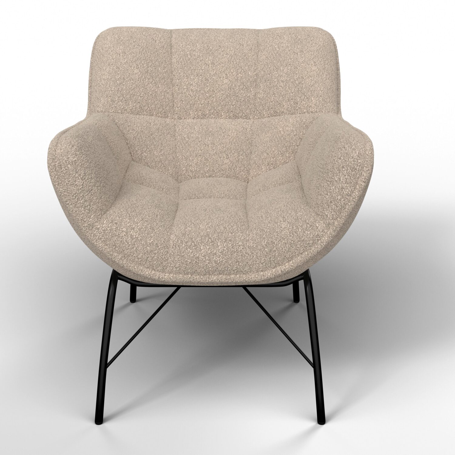 Wohnli Möbelsuche - Sessel Robin Beige Webstoff