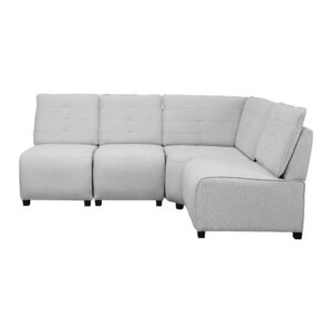 wohnli-moebel-suche-002099002301 Wohnli Möbelsuche - Wohnlandschaft Victoire Hellgrau Webstoff