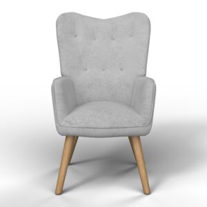 wohnli-moebel-suche-002099002804-1 Sessel Natalie Hellgrau Webstoff Holz, Metall, Textil Bessagi Home Möbel > Sessel > Polstersessel Grau