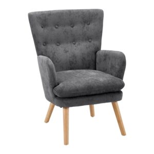 Wohnli Möbelsuche - Sessel Stanka Grau Webstoff