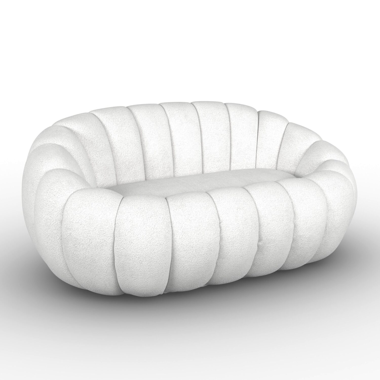 Wohnli Möbelsuche - Sofa Lena Chenille Weiß