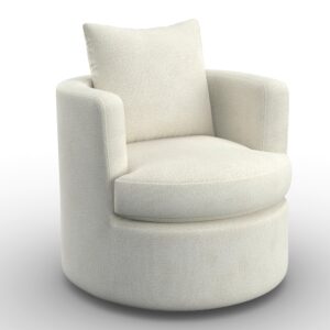 Wohnli Möbelsuche - Sessel Marieta Chenille Weiß