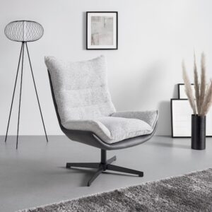 wohnli-moebel-suche-002099005601-1 Sessel Audrey Creme/Schwarz Holz, Metall, Textil Mömax Möbel > Sessel > Polstersessel Weiß