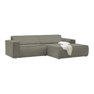 Wohnlandschaft Loft Graubraun Textil Mömax Möbel > Sofas & Couches > Wohnlandschaften Grau