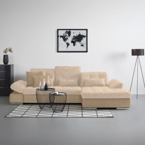 wohnli-moebel-suche-002139003185-1 Wohnlandschaft Sanfino Beige/Taupe Holz, Textil Premium Living Möbel > Sofas & Couches > Wohnlandschaften Taupe
