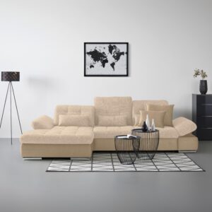 wohnli-moebel-suche-002139003186-1 Wohnlandschaft Sanfino Taupe/Beige Holz, Textil Premium Living Möbel > Sofas & Couches > Wohnlandschaften Taupe