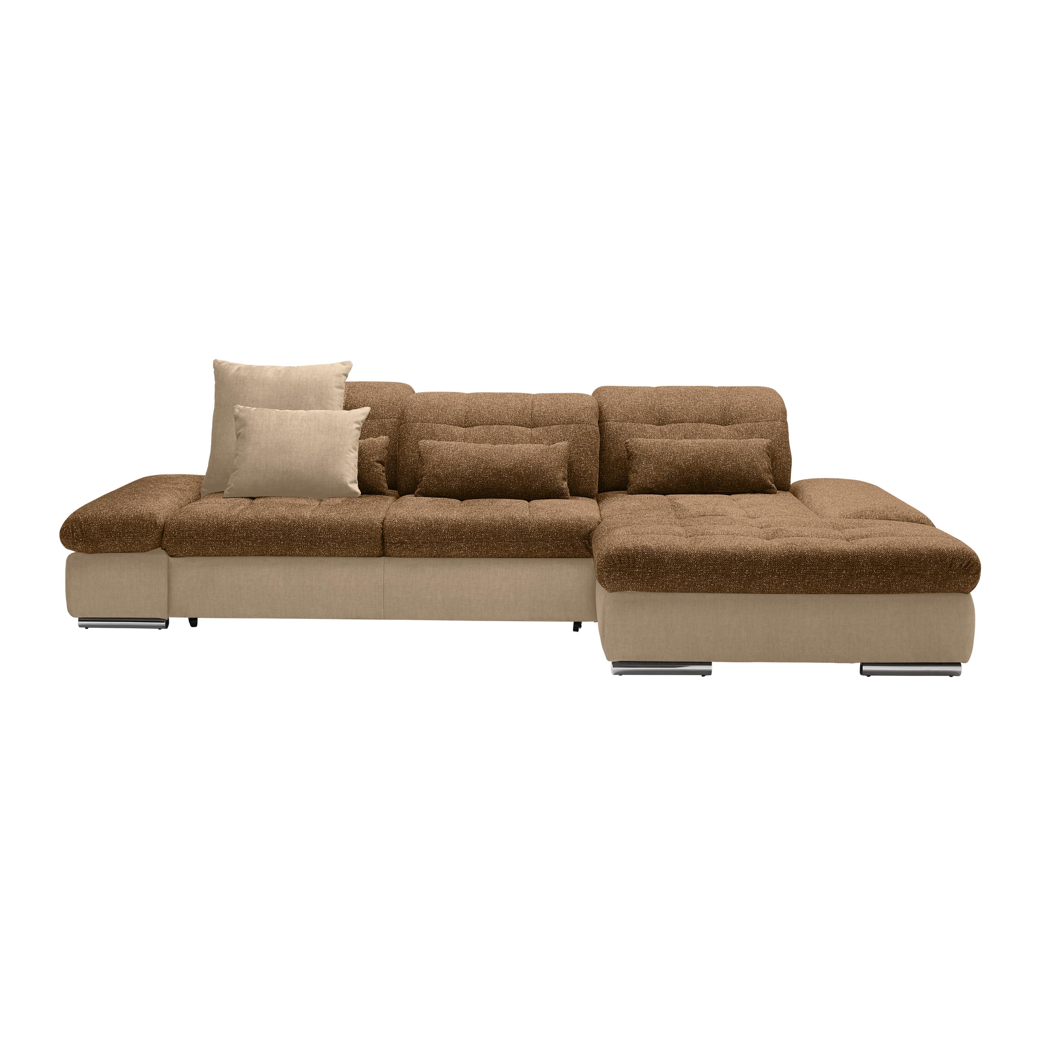 wohnli-moebel-suche-002139003187 Wohnli Möbelsuche - Wohnlandschaft Sanfino Taupe/Cognac