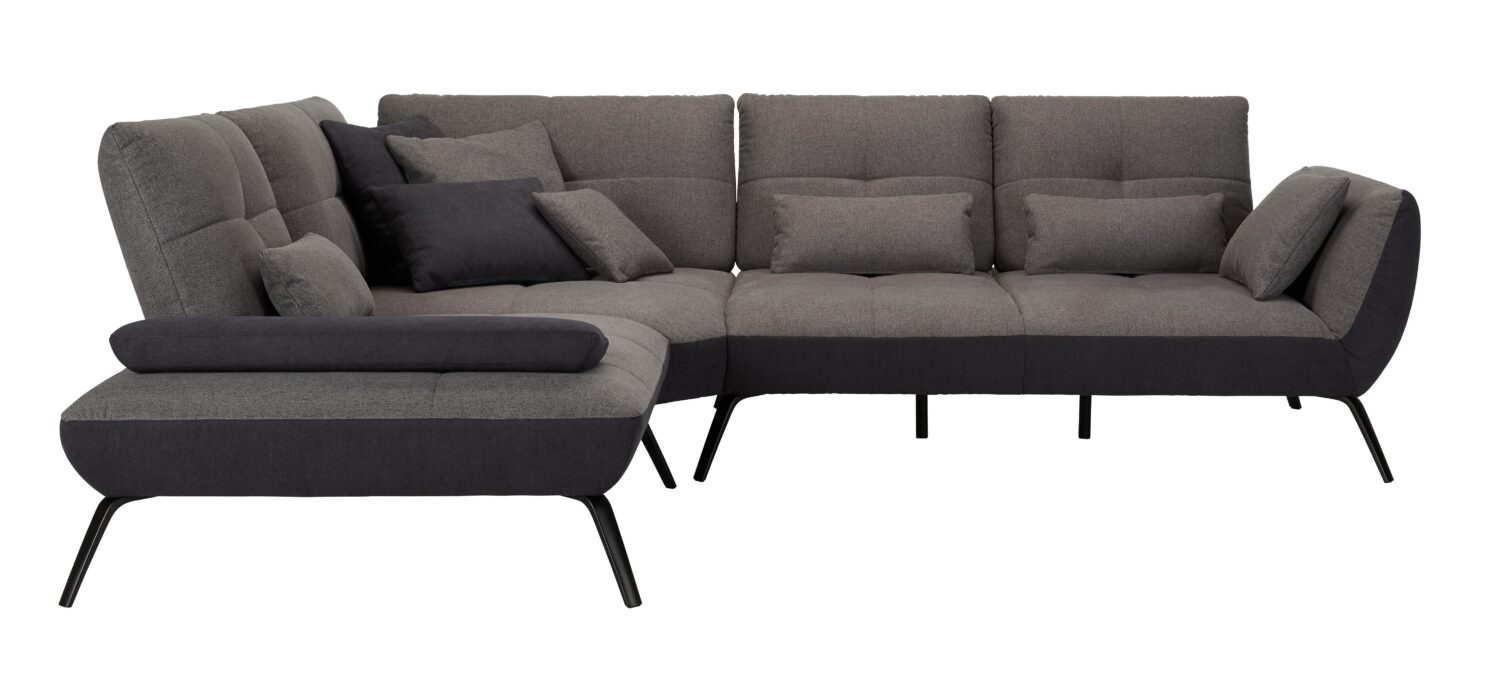 Wohnli Möbelsuche - Wohnlandschaft Trendy in Anthrazit