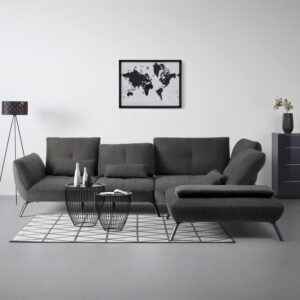 wohnli-moebel-suche-002139004143-1 Wohnlandschaft Trendy Anthrazit Textil, Holzwerkstoff Premium Living Wohnzimmermöbel Anthrazit