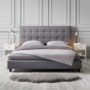 Wohnli Möbelsuche - Polsterbett Frederico ca. 180x200 cm Grau