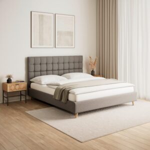 Wohnli Möbelsuche - Polsterbett Cesaro ca. 180x200 cm Grau