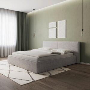 Wohnli Möbelsuche - Polsterbett Serena ca. 180x200 cm Grau