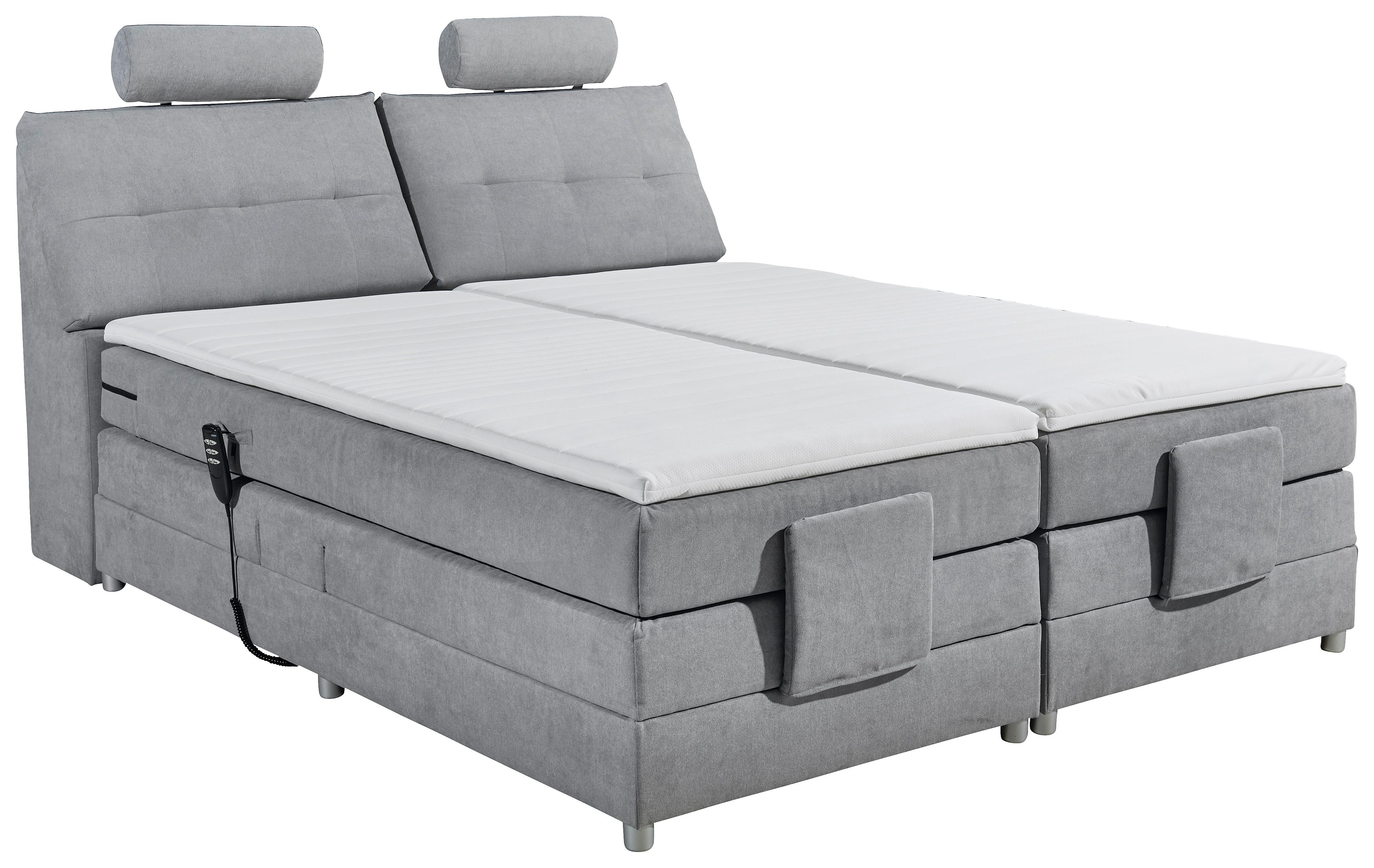 wohnli-moebel-suche-002220021906 Wohnli Möbelsuche - Boxspringbett Palermo elektrisch 180x200cm Hellgrau