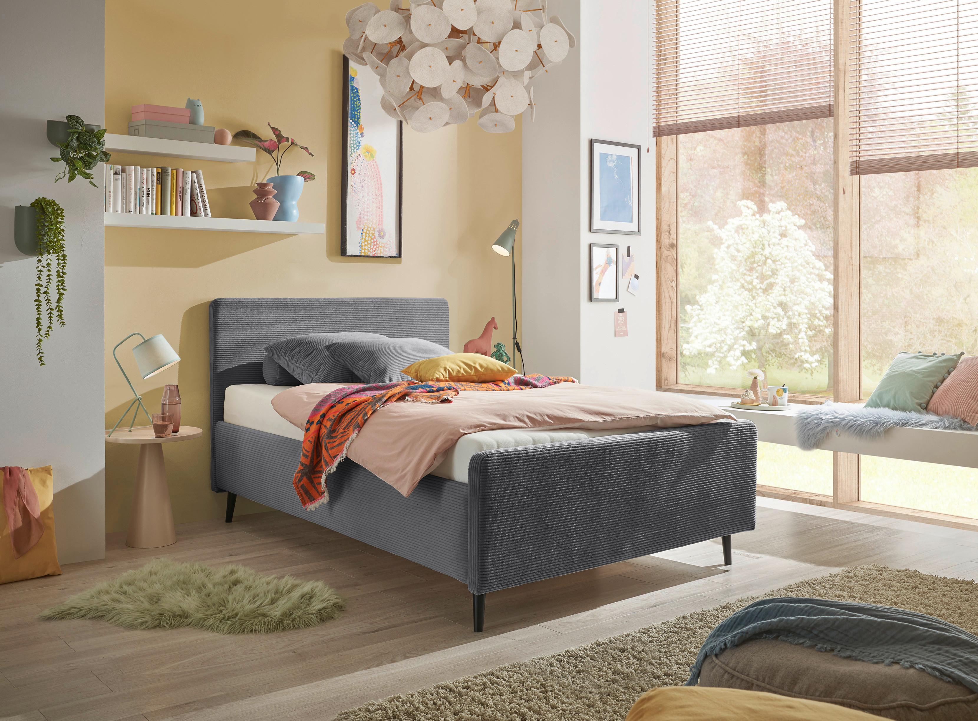 wohnli-moebel-suche-002220052701 Wohnli Möbelsuche - Polsterbett Peach ca. 120x200 cm Dunkelgrau