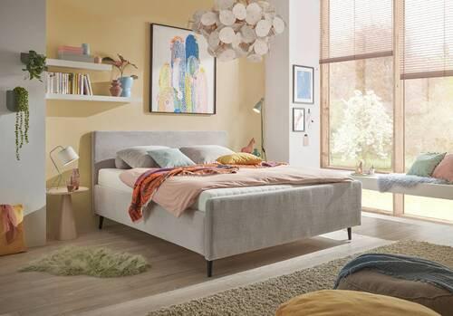 wohnli-moebel-suche-002220052710-1 Polsterbett Peach ca. 160x200 cm Hellgrau Textil, Holzwerkstoff MID.YOU Möbel > Betten > Polsterbetten Grau