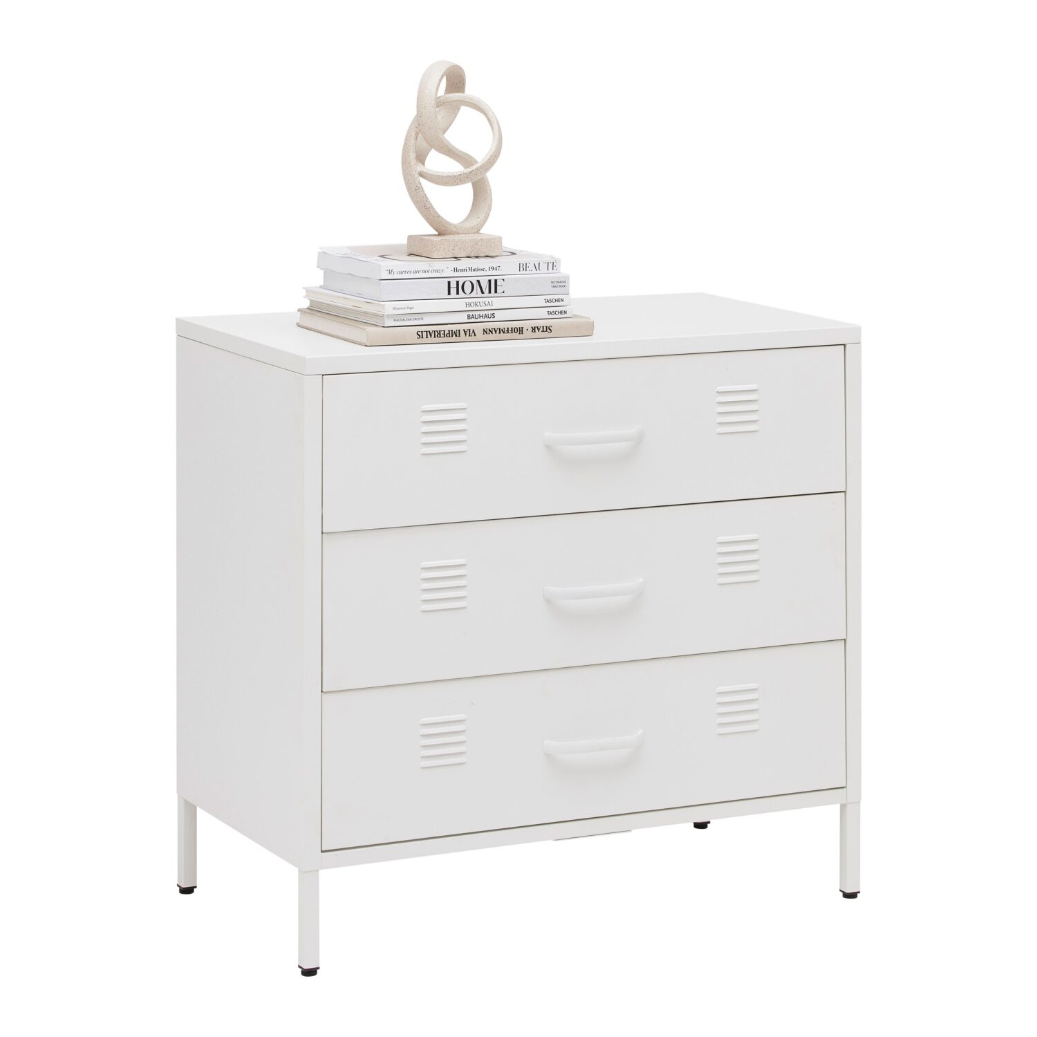 Wohnli Möbelsuche - Kommode Metallica Weiß