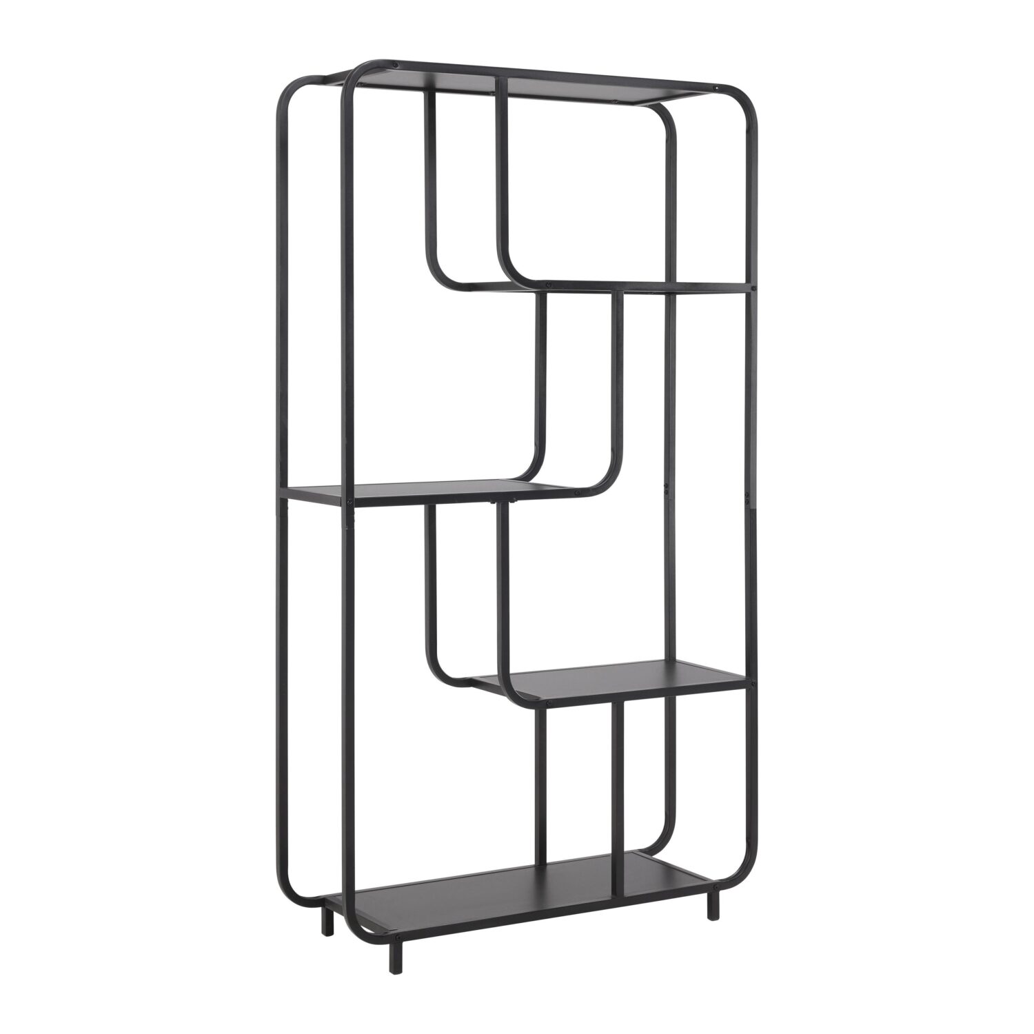 Wohnli Möbelsuche - Regal Bend Schwarz