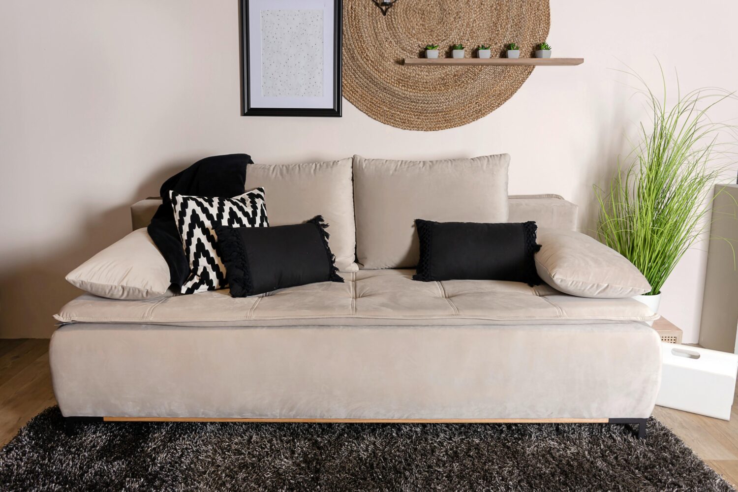 Wohnli Möbelsuche - Schlafsofa in Beige