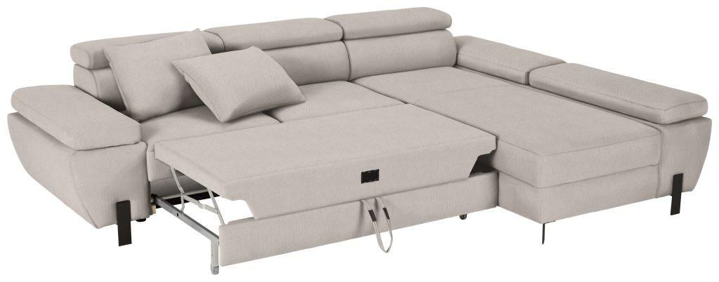 Ecksofa Molina Mini Beige Textil Mömax Möbel > Sofas & Couches > Wohnlandschaften > Ecksofas > Eckschlafsofas Beige