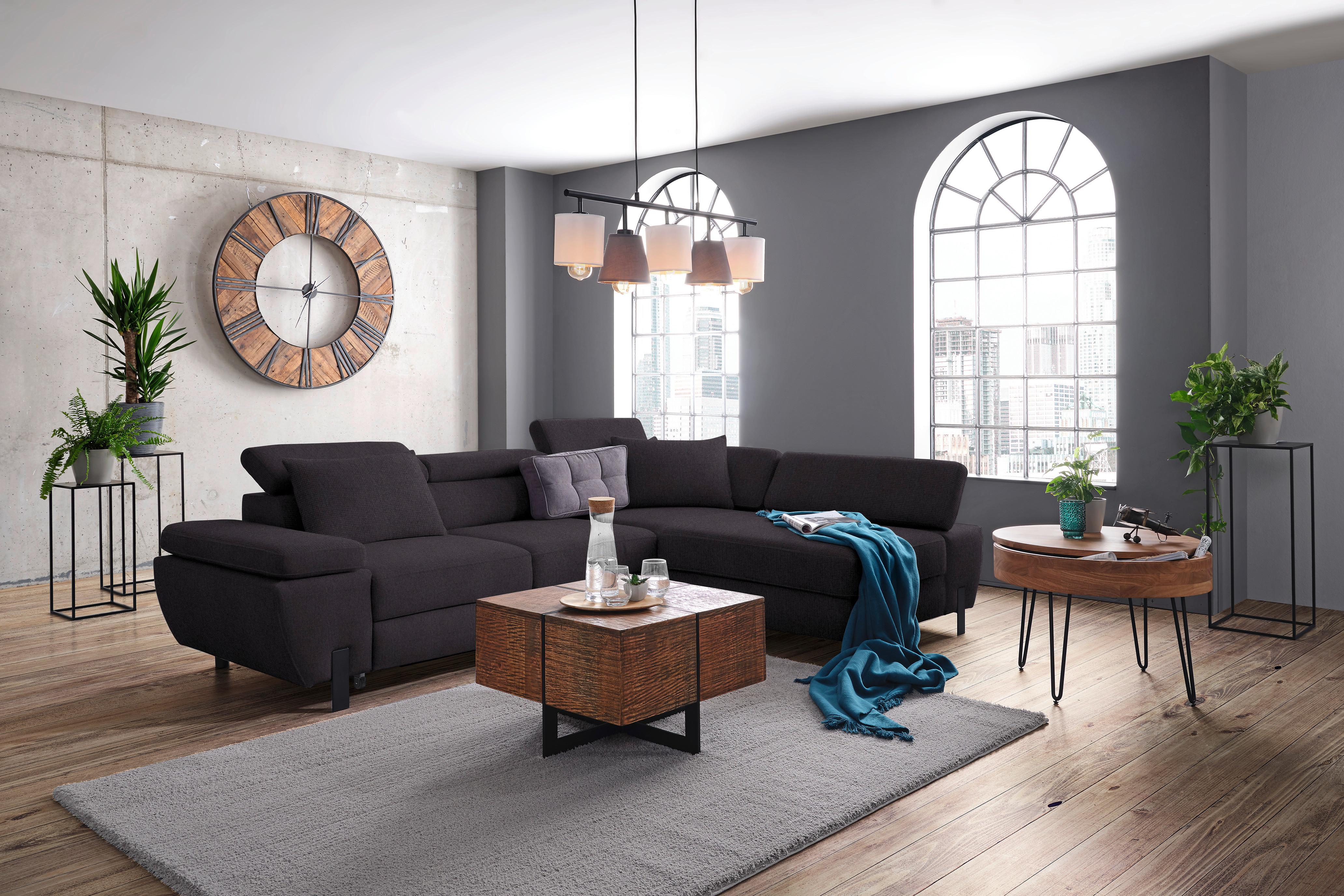 Ecksofa Molina Mini Molina Mini Schwarz Holz, Textil, Holzwerkstoff Mömax Möbel > Sofas & Couches > Wohnlandschaften > Ecksofas > Eckschlafsofas Schwarz