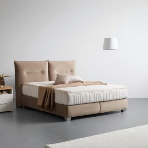 wohnli-moebel-suche-002307015601-1 Boxspringbett Fog in Beige ca. 180x200cm Holz, Textil, Holzwerkstoff Premium Living Möbel > Betten > Doppelbetten Beige