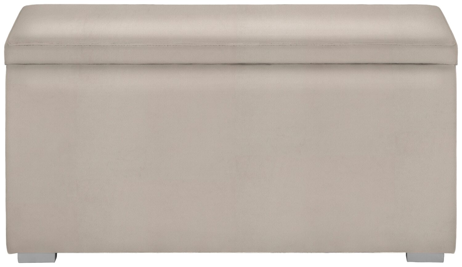 Truhenbank in Beige Textil Premium Living Garderoben > Garderobenbänke Beige