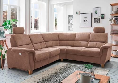 Wohnlandschaft Parole Hellbraun Struktur Textil Livetastic Möbel > Sofas & Couches > Wohnlandschaften > Ecksofas > XXL Ecksofas Braun