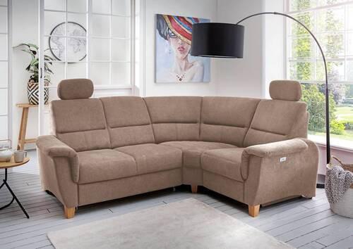 Wohnlandschaft Parole Hellbraun Struktur Textil Livetastic Möbel > Sofas & Couches > Wohnlandschaften > Ecksofas > XXL Ecksofas Braun
