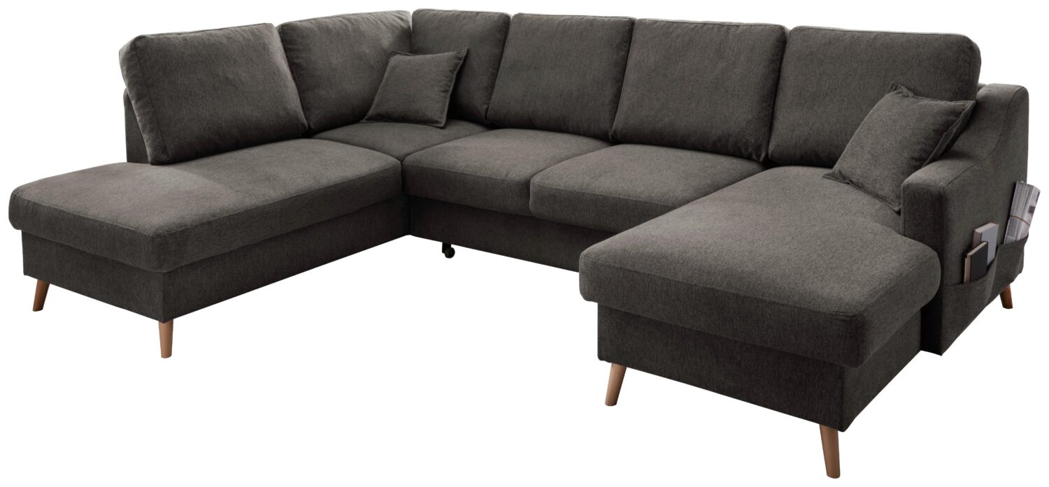 Wohnli Möbelsuche - Wohnlandschaft Valentina Braun Struktur