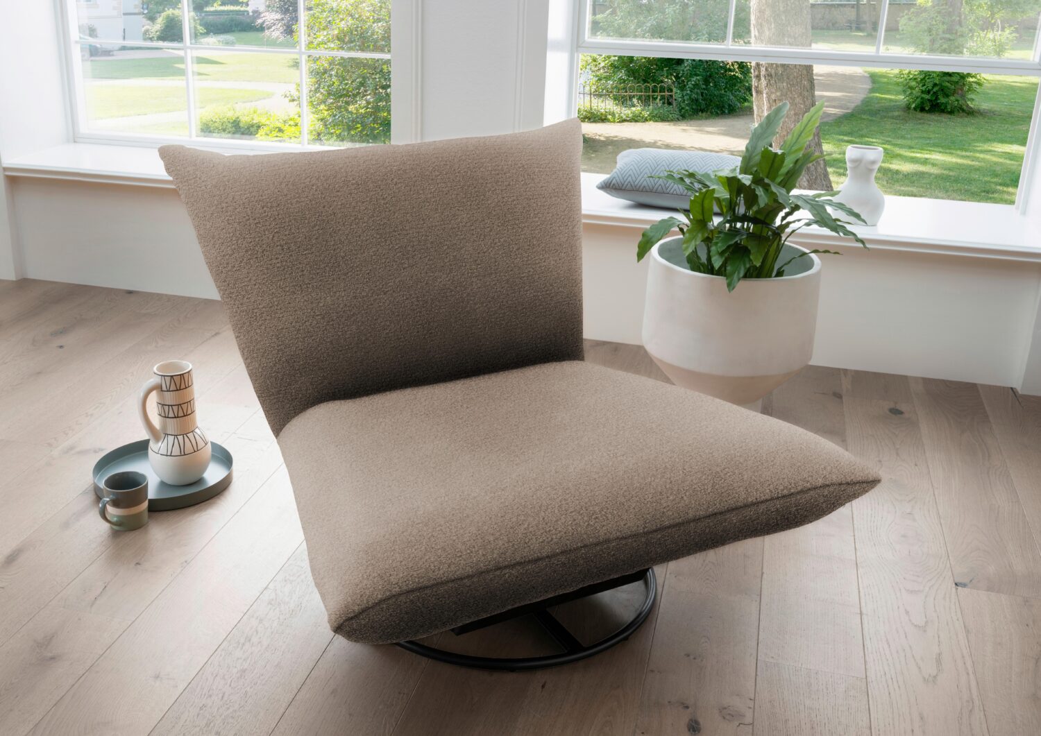 Relaxsessel Cremona ca. 100x78x96 cm Taupe Textil Livetastic Wohnzimmermöbel Taupe