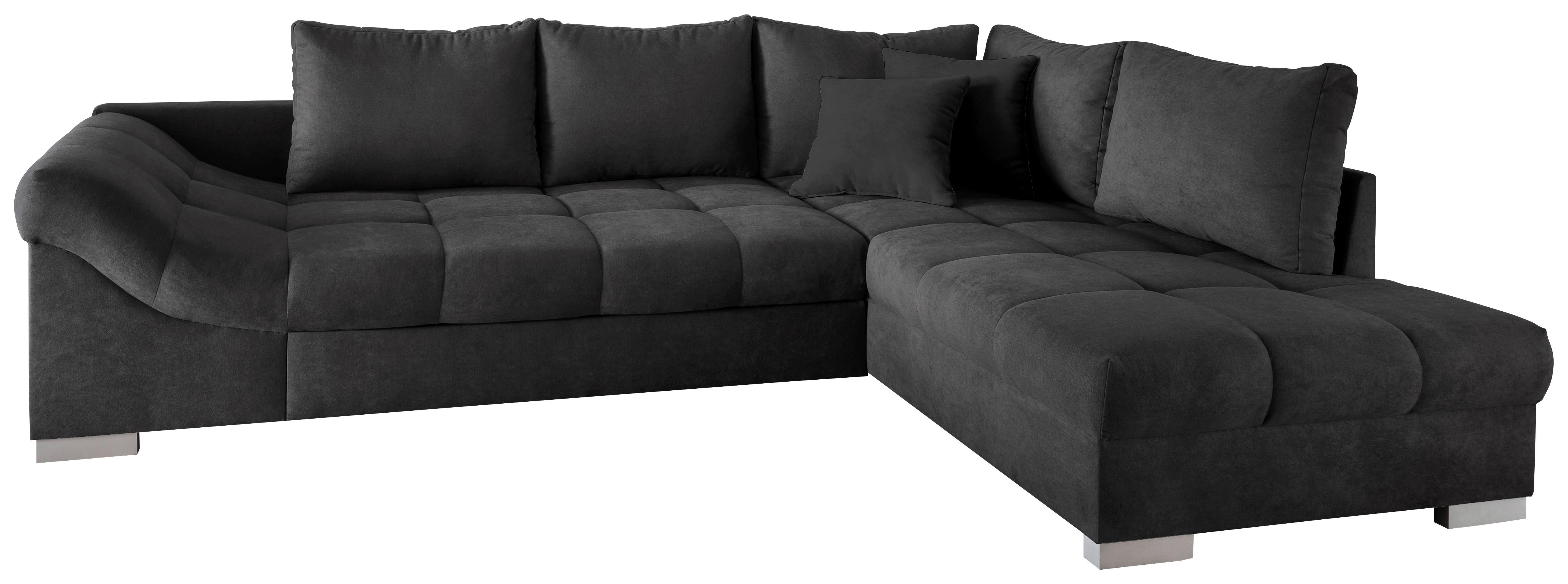 wohnli-moebel-suche-002310006730 Wohnli Möbelsuche - Wohnlandschaft Alvito Schwarz Nylon/Mikrofaser