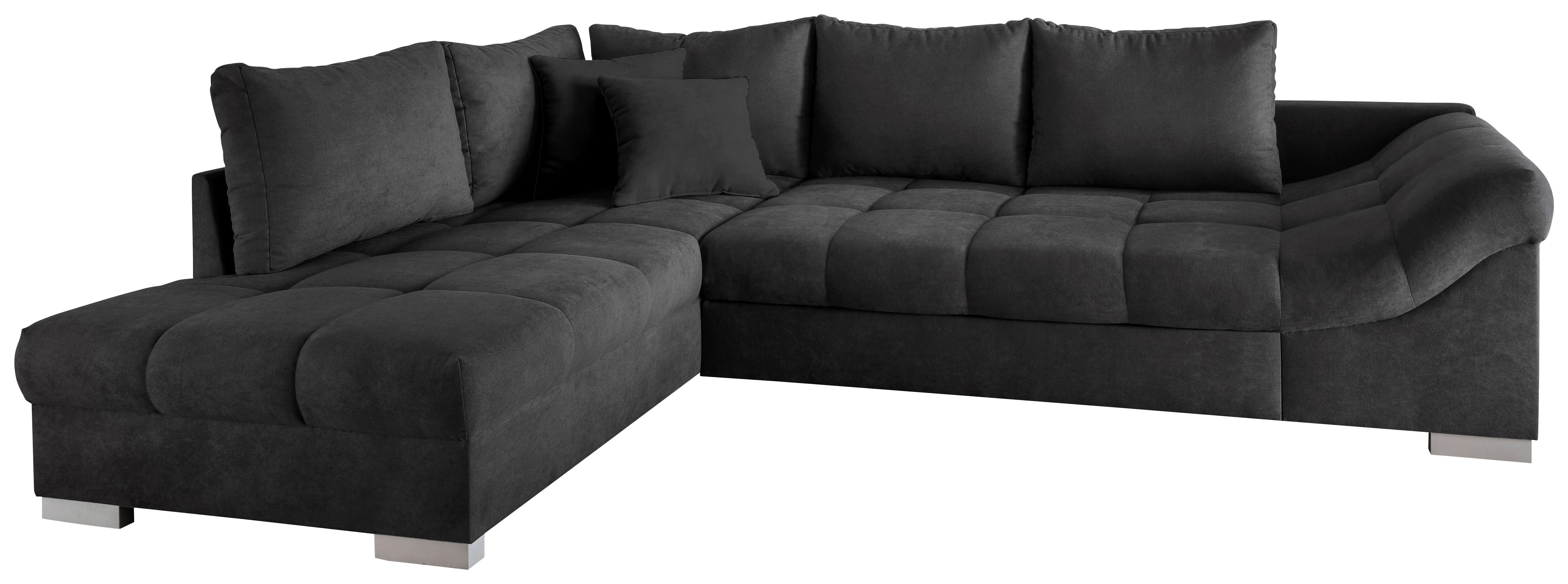 wohnli-moebel-suche-002310006743 Wohnli Möbelsuche - Wohnlandschaft Alvito Schwarz Nylon/Mikrofaser