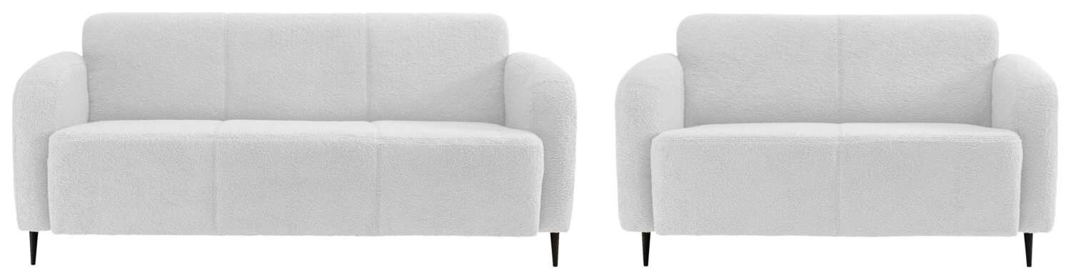 wohnli-moebel-suche-002310008925 Wohnli Möbelsuche - Sitzgarnitur Marone Weiß Teddystoff