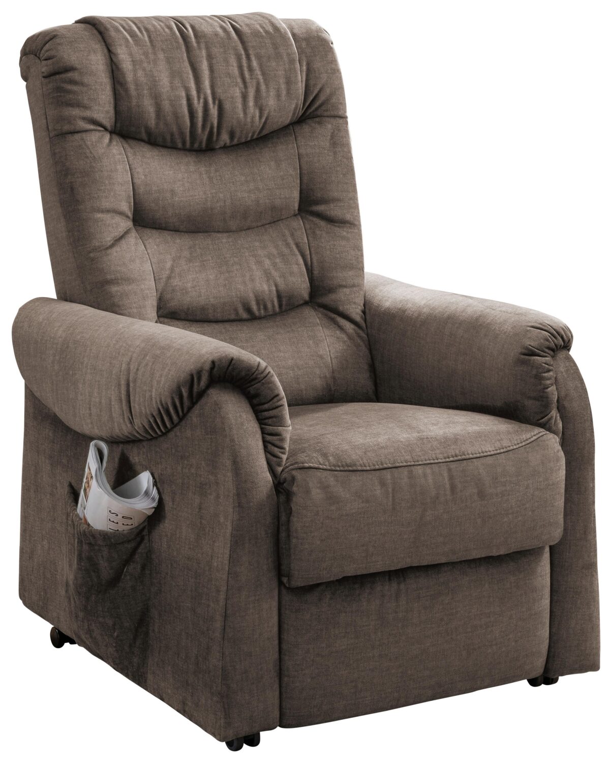 Wohnli Möbelsuche - Fernsehsessel Nino Braun Velours