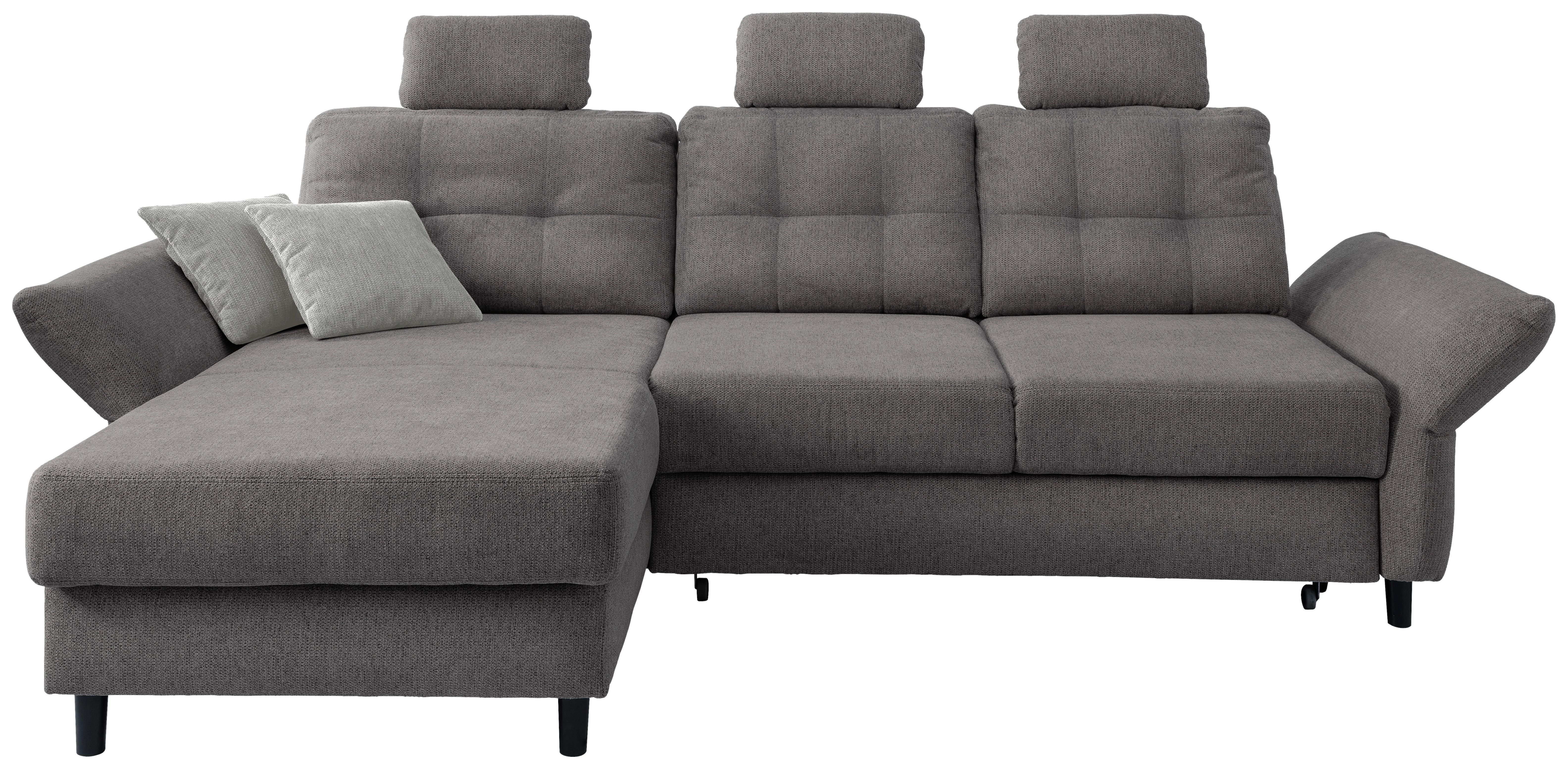 Wohnli Möbelsuche - Wohnlandschaft Brizzini Graubraun Chenille