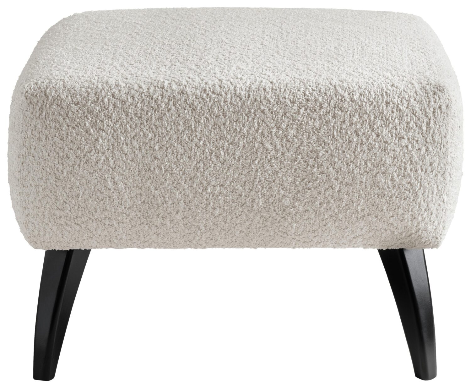 Wohnli Möbelsuche - Hocker Colori Weiß Bouclé