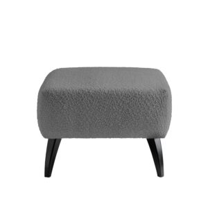 Wohnli Möbelsuche - Hocker Colori Anthrazit Bouclé