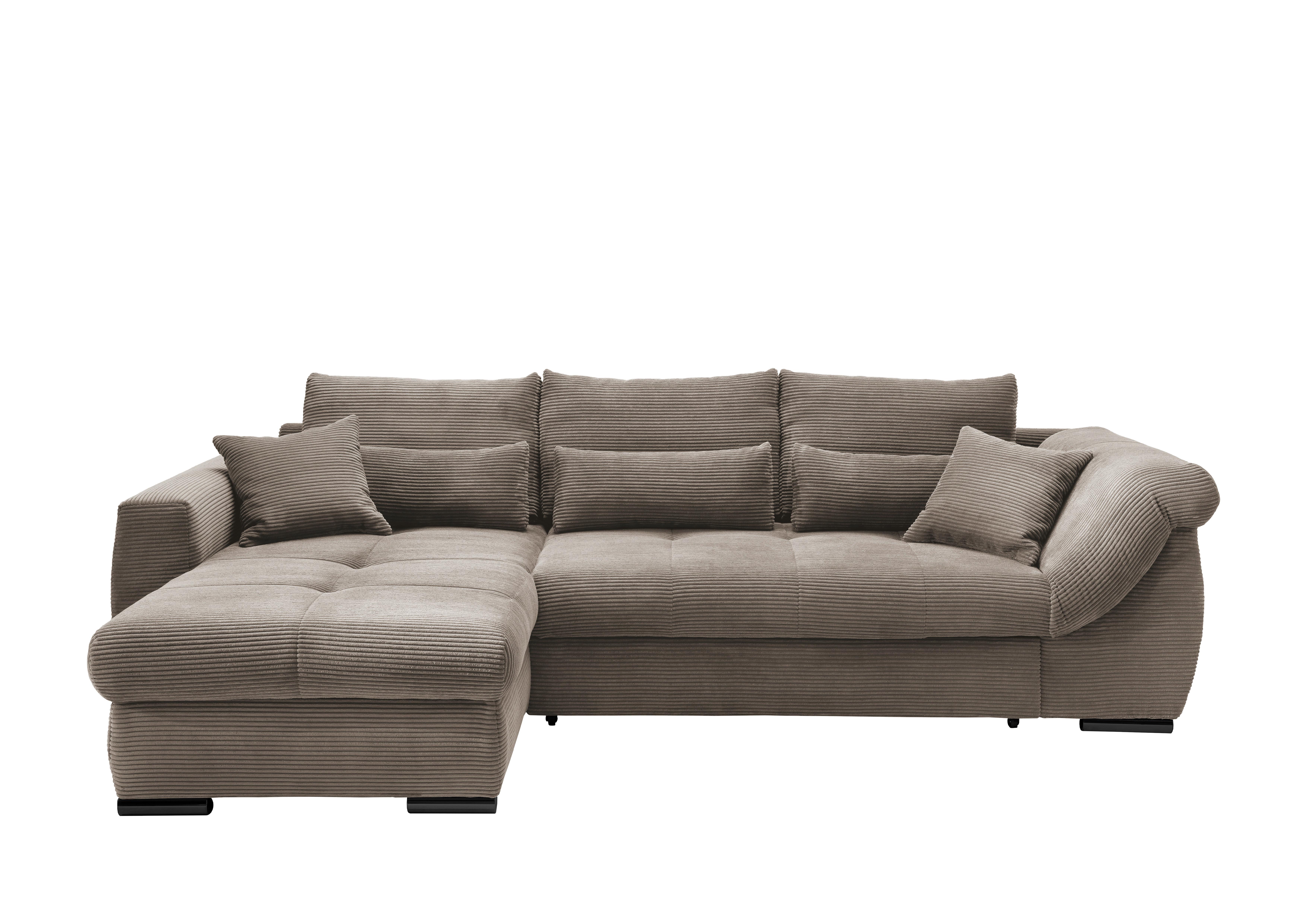 Wohnli Möbelsuche - Wohnlandschaft Frederico Graubraun Cord