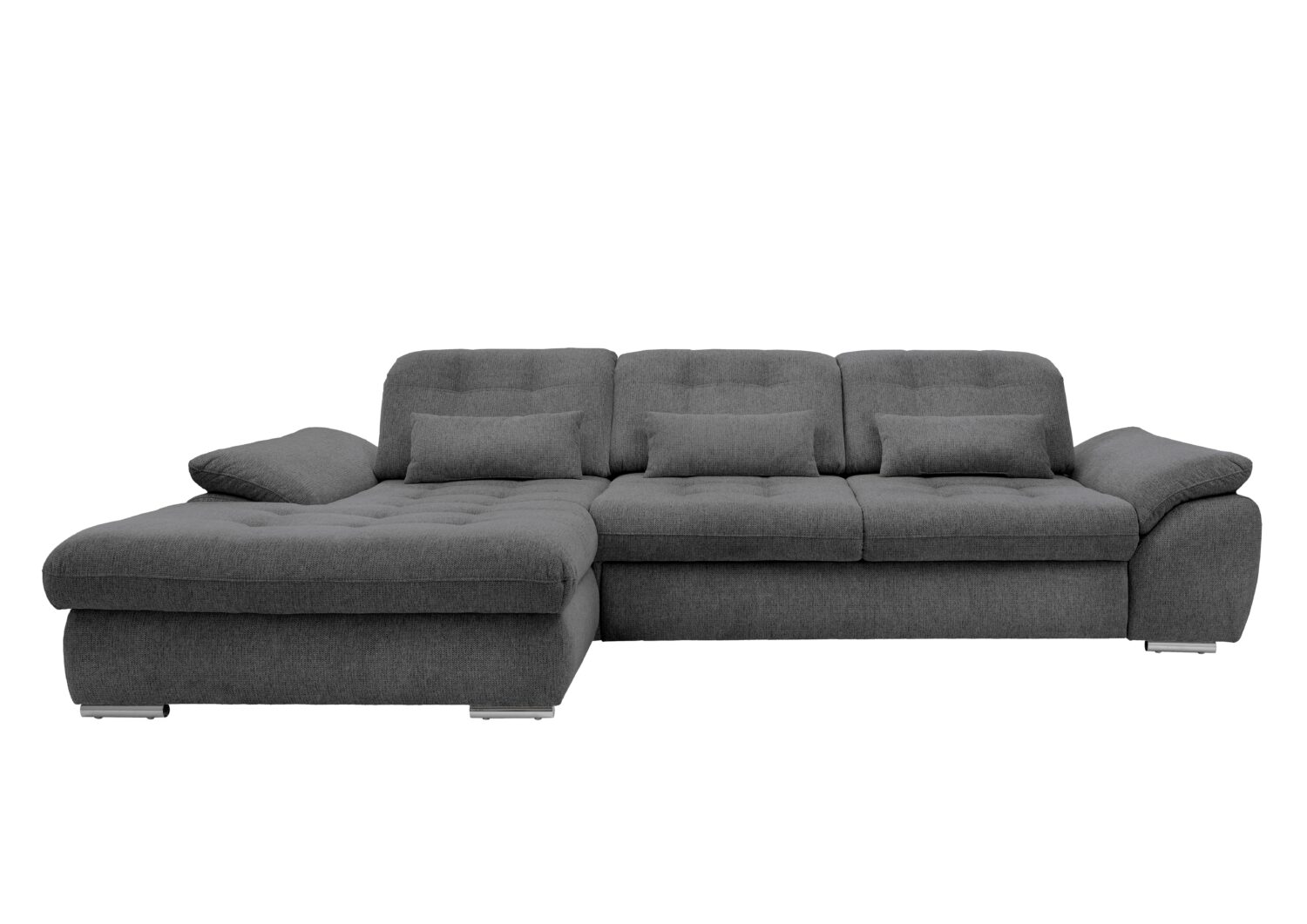 wohnli-moebel-suche-002310018807 Wohnli Möbelsuche - Ecksofa Rigatti mit Bettkasten ca. 184x314 cm Anthrazit