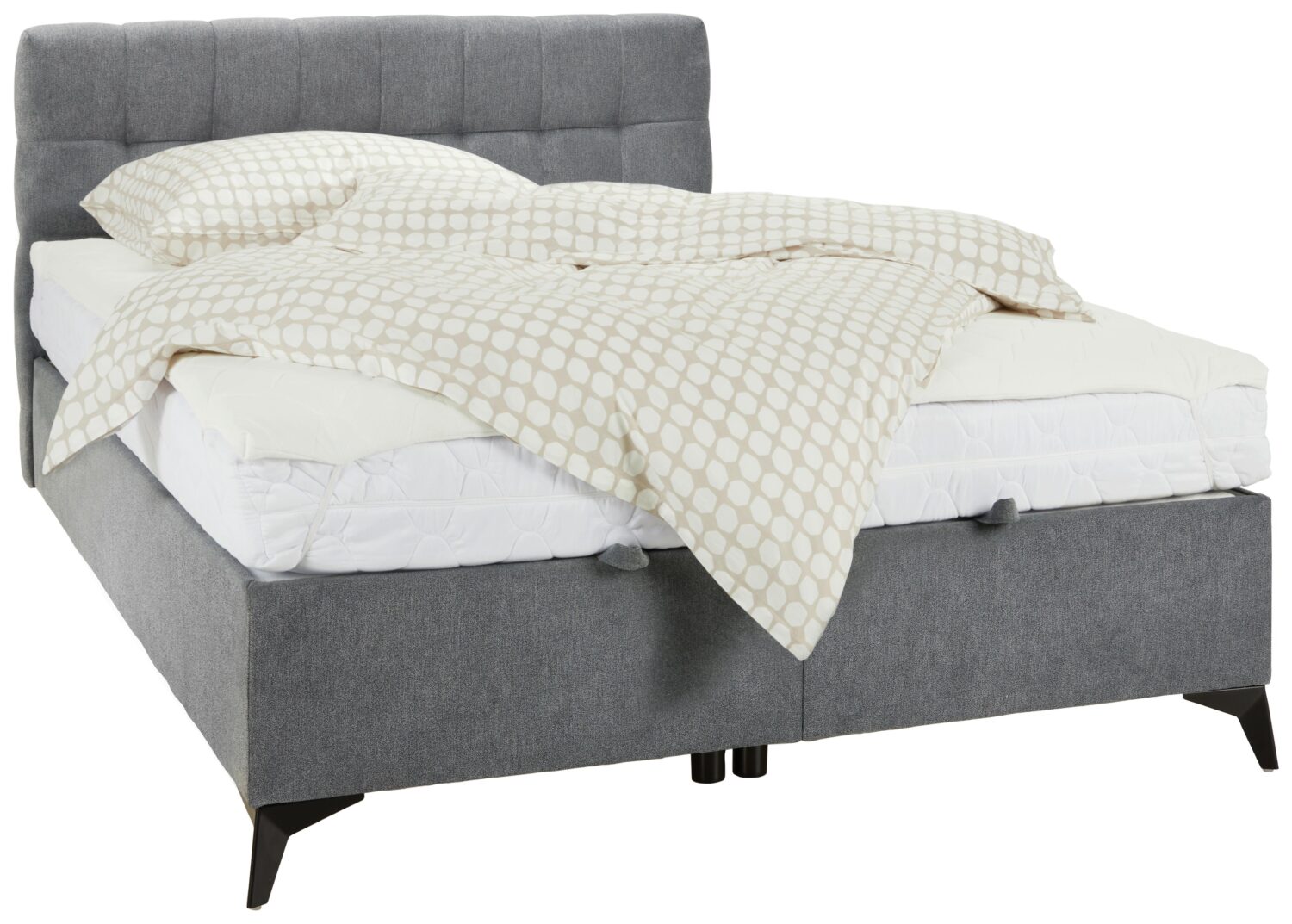 wohnli-moebel-suche-002312000303 Wohnli Möbelsuche - Boxbett in Grau ca. 140x200cm